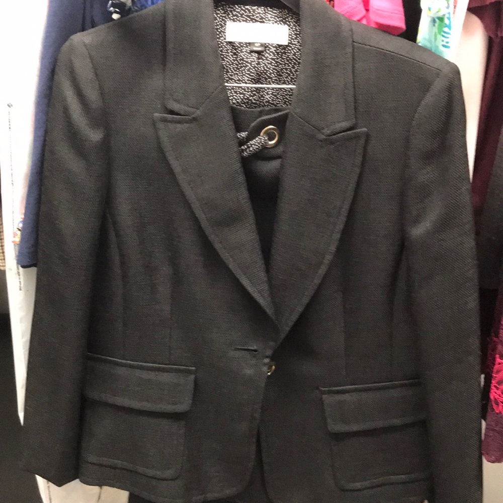 Ladies dark gray suit